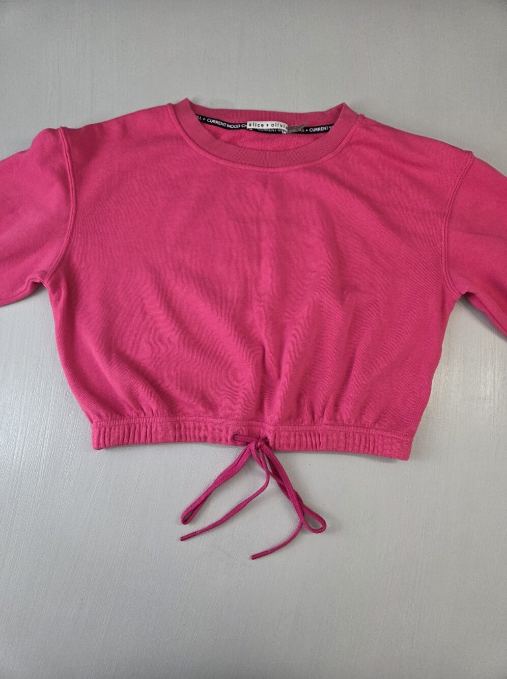 Alice + Olivia Bernetta Drawstring Sweatshirt - Picture 2 of 12